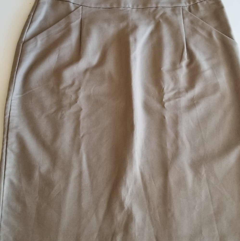 Tan Ann Taylor pencil skirt